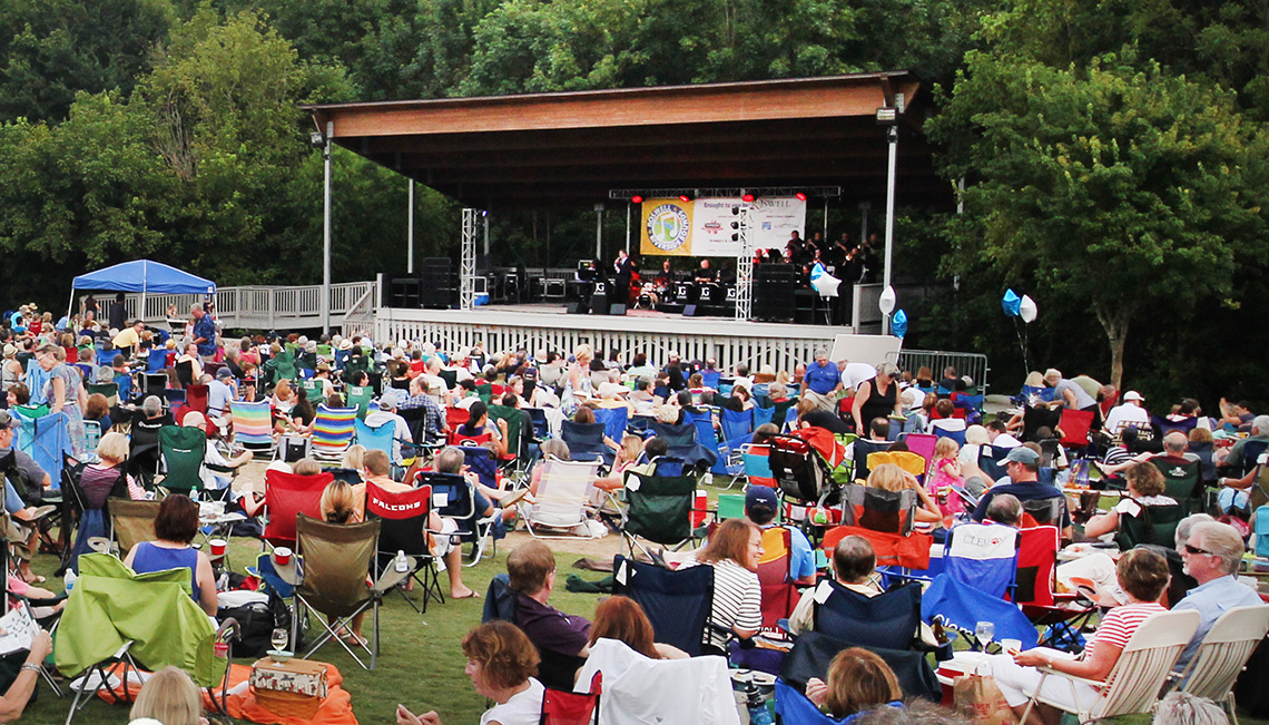 Rock Out With The Riverside Sounds Concert Series In Roswell Georgia